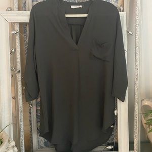 Lush olive green blouse